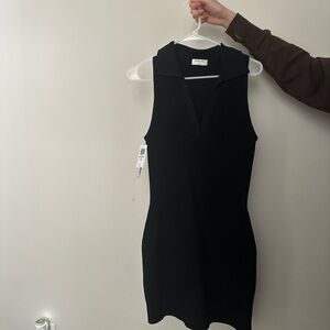 Black mini dress